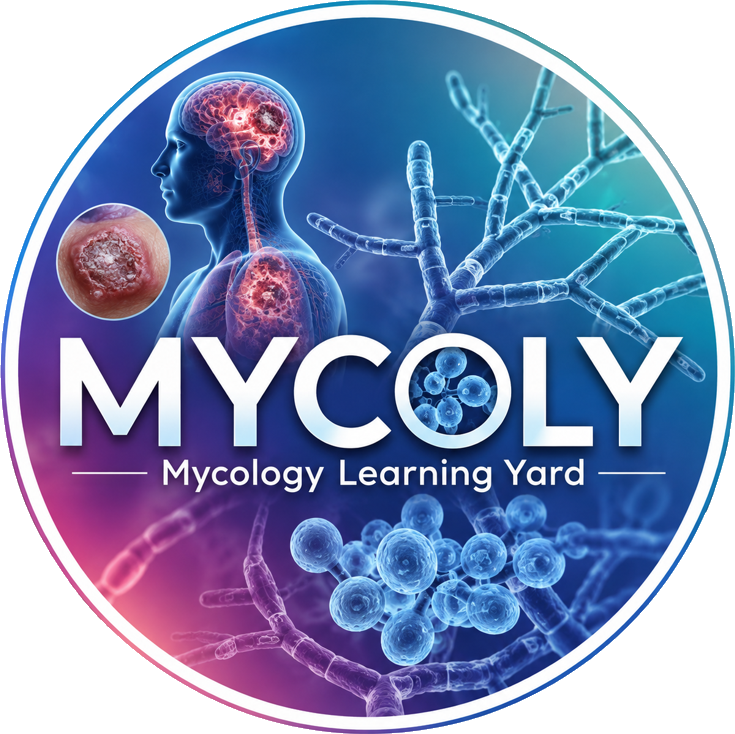 MYCOLY logo — Mycology Learning Yard